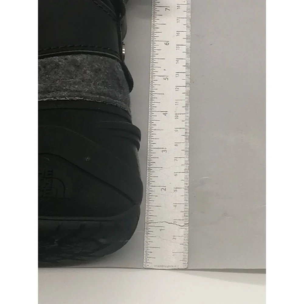 The North Face Boots Womens Black 8.5 Leather Winter Shoes Primaloft NF0A3MLO